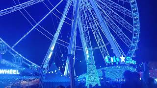 London Events Winter Wonderland Hyde Park London Attraction City Star Wheel [upl. by Roobbie579]