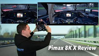 Large FOV with sharp 4K displays  How good is the Pimax Vision 8K X VR VR headset My review [upl. by Sylvie]