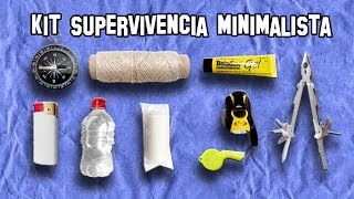 ✔ Cómo Hacer un Kit de Supervivencia Minimalista o Básico [upl. by Ailec621]