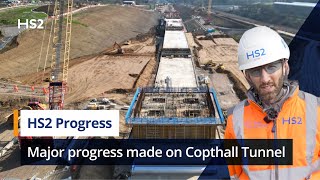 Major progress made on HS2’s Copthall Green Tunnel [upl. by Bellis505]