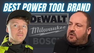 Dewalt Bosch Milwaukee  Which is BEST for electricians [upl. by Atsirhc]