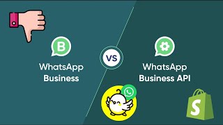 Comparaison Whatsapp Business vs Whatsapp API pour Shopify [upl. by Odel]