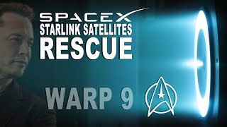 SpaceX Starlink Satellite Rescue Attempt [upl. by Llednek153]