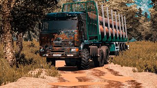 Extreme Offroading with Truck on Mud 😱  Euro Truck Simulator 2  Ets2 [upl. by Anirda]