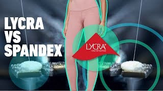 LYCRA VS SPANDEX  WHATS THE DIFFERENCE Sportswear Secrets [upl. by Airbmac673]