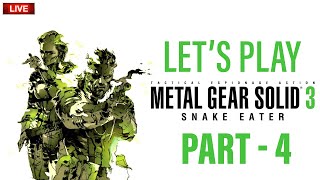 Metal Gear Solid 3 Snake Eater Live  Part 4 [upl. by Atsed917]