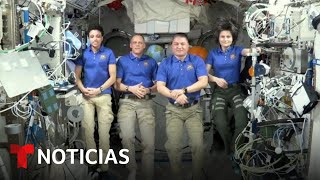 Los astronautas de la misión Crew4 se preparan para volver a la Tierra [upl. by Lamrej]