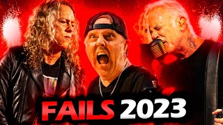 METALLICA FAILS LIVE COMPILATION 2023 [upl. by Ilonka]