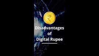 Are there any Disadvantages of Digital CurrencyRupee🤔 CryptoInfo [upl. by Araes]