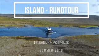 Island  Rundtour im 4x4Reisetruck [upl. by Esenahs]