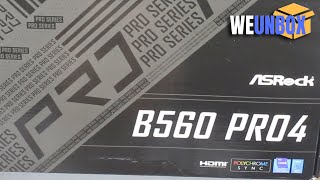 Unboxing ASROCK B560 PRO4 11th Gen Intel Motherboard PCIe 40 [upl. by Eninahpets703]