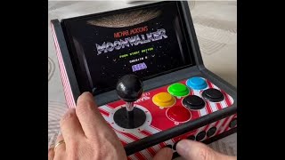 Moonwalker arcade with samplesshaderoverlay on Switch Oled amp bartop SakuraRetroModding [upl. by Naashar]