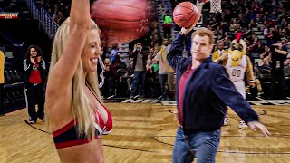 Will Ferrell knocks out a cheerleader with a basketball [upl. by Enhpad375]