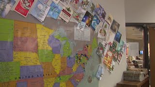 Collecting Christmas cards from around the world [upl. by Gapin162]