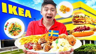 Only EATING IKEA Food for 24 HOURS [upl. by Coretta238]