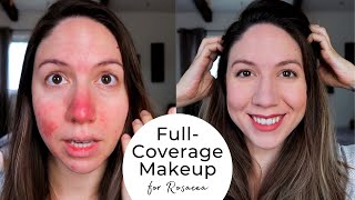 Full Coverage Make up for Rosacea  IT Cosmetics Review not sponsored [upl. by Dare]