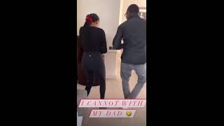 Femi Otedola dancing to SPRAY ME THE MONEY With His Family [upl. by Ludlew]