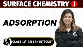 Surface Chemistry 01  Adsorption  Pure English  12th JEENEETCUET [upl. by Shantee]