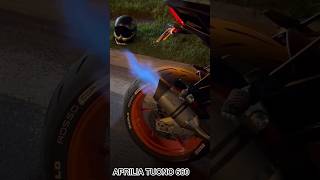 APRILIA TUONO 660 vs KAWASAKI NINJA ZX6R  Which One Sounds Better on LEO VINCE Exhaust shorts [upl. by Mckee]