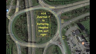 Kettering A14 junctions 7 amp 8 [upl. by Leff22]