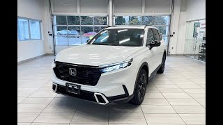 2023 HONDA CRV TOURING HYBRID  PLATINUM WHITE PEARL [upl. by Aileek]