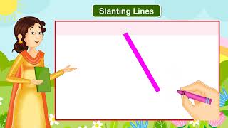 Slanting Lines  Patterns  Nursery [upl. by Jerry]