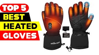 BEST Battery Powered HEATED GLOVES for Motorcycle Riding  SabotHeat [upl. by Inirt]