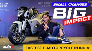 Ultraviolette F77 Mach 2 Launched In India  More Range More Features Electric Bike  2024  autoX [upl. by Nikral]