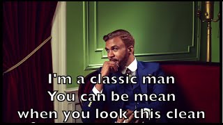 Jidenna  Classic Man Karaoke Acoustic Guitar Instrumental Backing Track  Lyrics [upl. by Nylegna629]