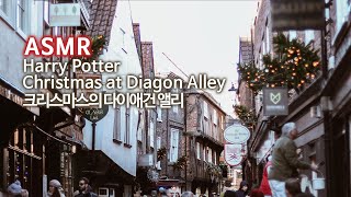 ASMR Harry Potter●리키 콜드런을 지나 크리스마스의 다이애건 앨리로●해리 포터 입체음향  Diagon Alley Christmas Ambience [upl. by Aeneus]