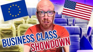 USA vs Europe Business Class  Which is Better ✈️ 🇺🇸🇪🇺 [upl. by Tiffani246]