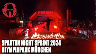 Spartan Night Sprint 2024  München [upl. by Zysk]