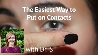 The Easiest Way to Put on Contacts [upl. by Loram133]