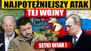 NAJPOTĘŻNIEJSZY ATAK TEJ WOJNY  OFIARY LICZONE W SETKACH [upl. by Shlomo]