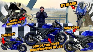 R15 v3 modification 😱  one of the most modified bike in jampk 😍 [upl. by Akinuahs]