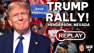 WATCH FULL REPLAY Trump Rally In Henderson Nevada [upl. by Tyoh]