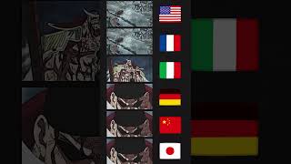 各国語「ワンピースは実在する！」 the onepiece is real in 5 languages [upl. by Oaks2]