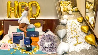 SURPRISING MY GIRLFRIEND FOR HER 21ST BIRTHDAY HER REACTION  OPENING GIFTS emotional [upl. by Eitsyrhc]