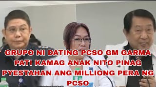 GRUPO NI DATING PCSO GM GARMA PATI KAANAK NITO PINAG PYESTAHAN ANG MILLIONG PERA NG PCSO [upl. by Samantha799]