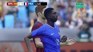 🔴EN DIRECT  Espagne vs France  Le match de demifinale PES 21 Simulation Gameplay [upl. by Zacharia]