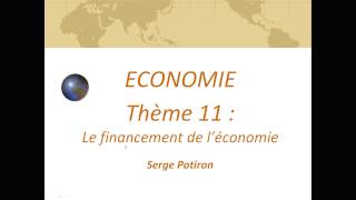 11 Financement de léconomie [upl. by Raffin]