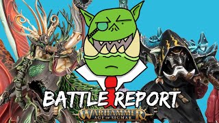 Sylvaneth VS Gloomspite Gitz  Warhammer Age of Sigmar Battle Report [upl. by Kazim]