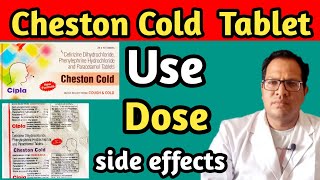 Cheston Cold Tablet  Cetrizine dihydrochloride Phenylephrine hCl  Paracetamol Tablet use in hindi [upl. by Cathlene]