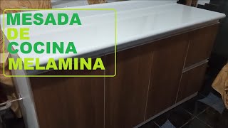 MESADA DE COCINA MELAMINA [upl. by Stevy]