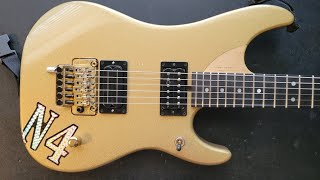 Washburn N4 Gold Relic Nuno Bettencourt Signature [upl. by Ahseirej]