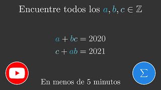 Olimpiadas de matemáticas  Ejercicio de álgebra [upl. by Yrailih614]