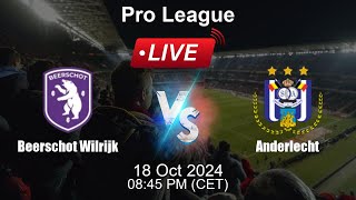 🔴 LIVE Beerschot Wilrijk vs Anderlecht  Football Live Score  Belgian Pro League [upl. by Notlem]