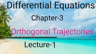 Orthogonal trajectories  Bsc 2nd year  L1 Jitendra kumar [upl. by Peterson47]