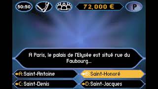 Qui Veut Gagner Des Millions Sur GameBoy Advence Via EmuDeck Jouer Par Mes Parents [upl. by Aldarcy828]