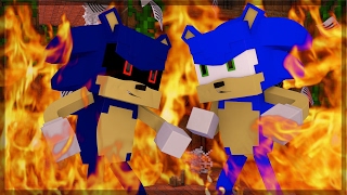 SONIC VS SONICEXE  SONIC 2 MINECRAFT MACHINIMA [upl. by Gottlieb188]